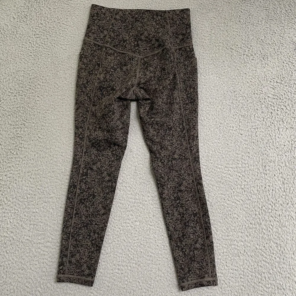 Athleta Salutation Stash Pocket II Textured 7/8 Tight, Coffee House XS #599741 - Picture 5 of 8